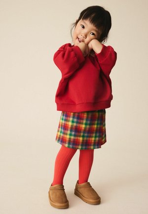 Next, SKORT & TIGHTS SET - Wrap skirt - rainbow check