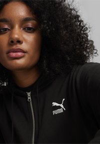 Puma - BETTER CLASSICS MIT DURCHGEHENDEM REISSVERSCHLUSS - Kapucni - black Miniatűr kép 1