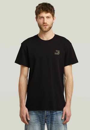 CHEST LOGO - T-shirt basic - dk black