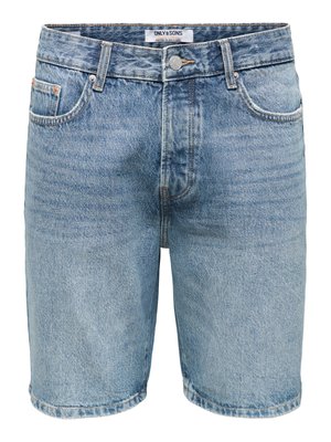Only & Sons, Denim ONSEDGE Straight Fit - Short en jean - medium blue denim