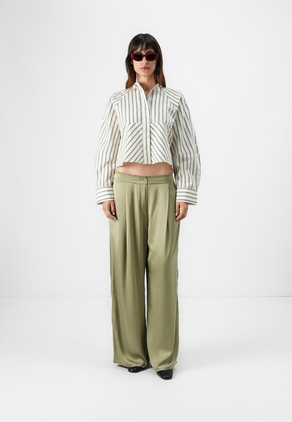 SPRINGER DELICATE STRIPES - Blouse - pistachio4