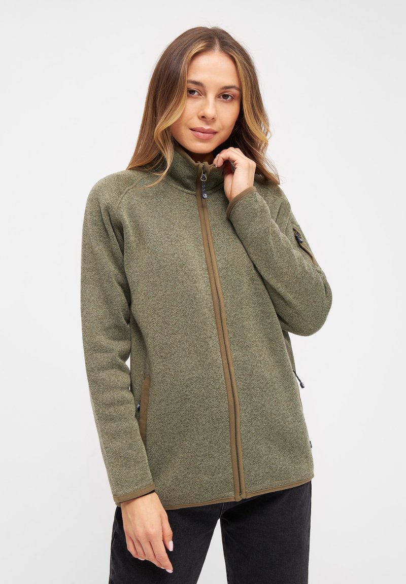 Sea Ranch ELEANA Fleece jacket army green/dark green Zalando.de