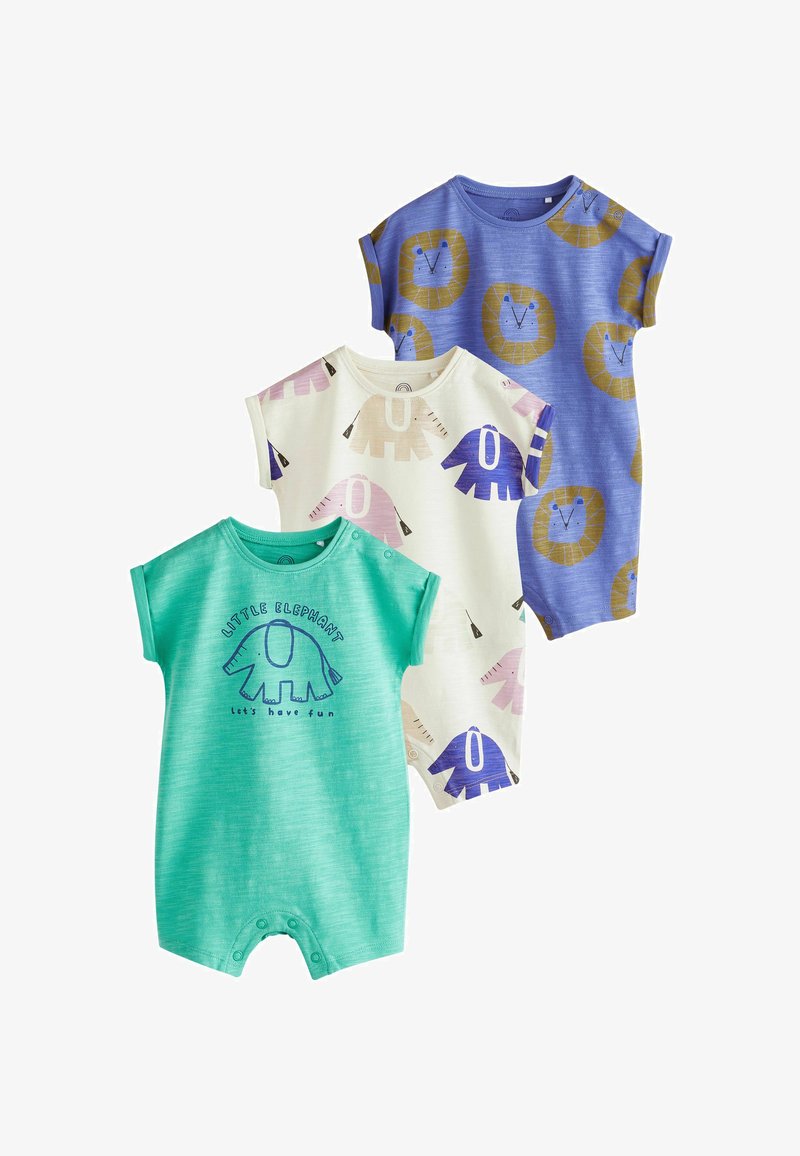 Next ROMPERS 3 PACK - REGULAR FIT - Combinaison - purple green character