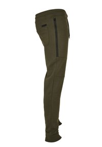 Southpole SIDE ZIPPER TECH JOGGER - Treniņtērpa apakšdaļas - olive