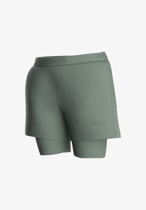 JAKO POWER 2IN1 - Kurze Sporthose - gruen