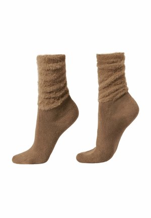 FLUFFY, - Sokken - brown
