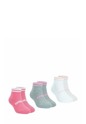3 PACK ESSENTIEL  - Chaussettes de sport - rose/gris/blanc