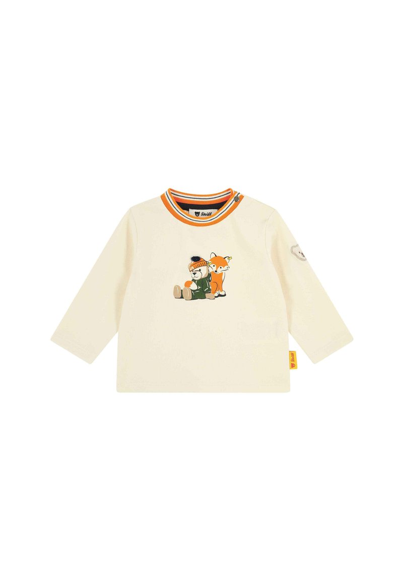Steiff T-SHIRT LANGARM WINTER ADVENTURE - Long sleeved top - whitecap ...
