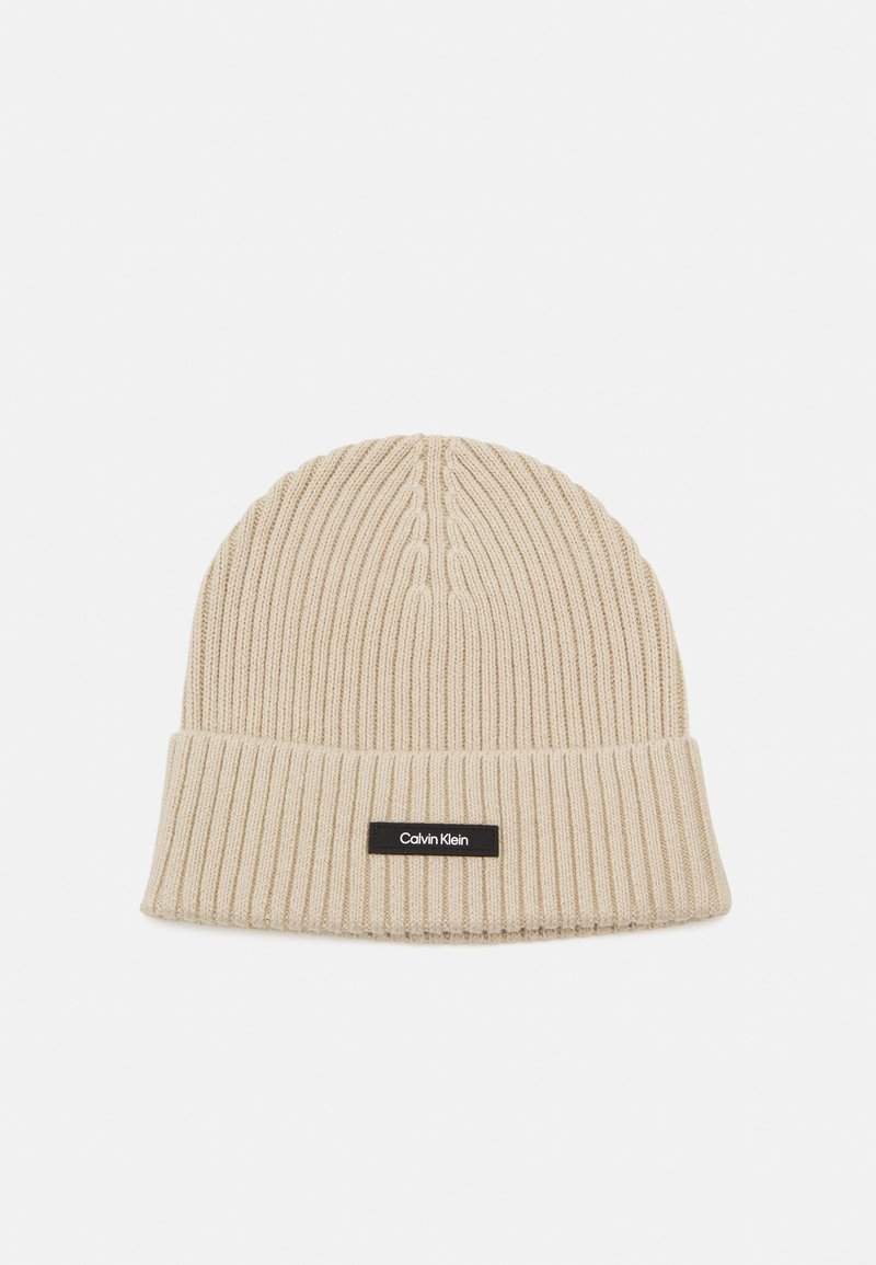 Calvin Klein CLASSIC BEANIE UNISEX - Berretto - stony beige
