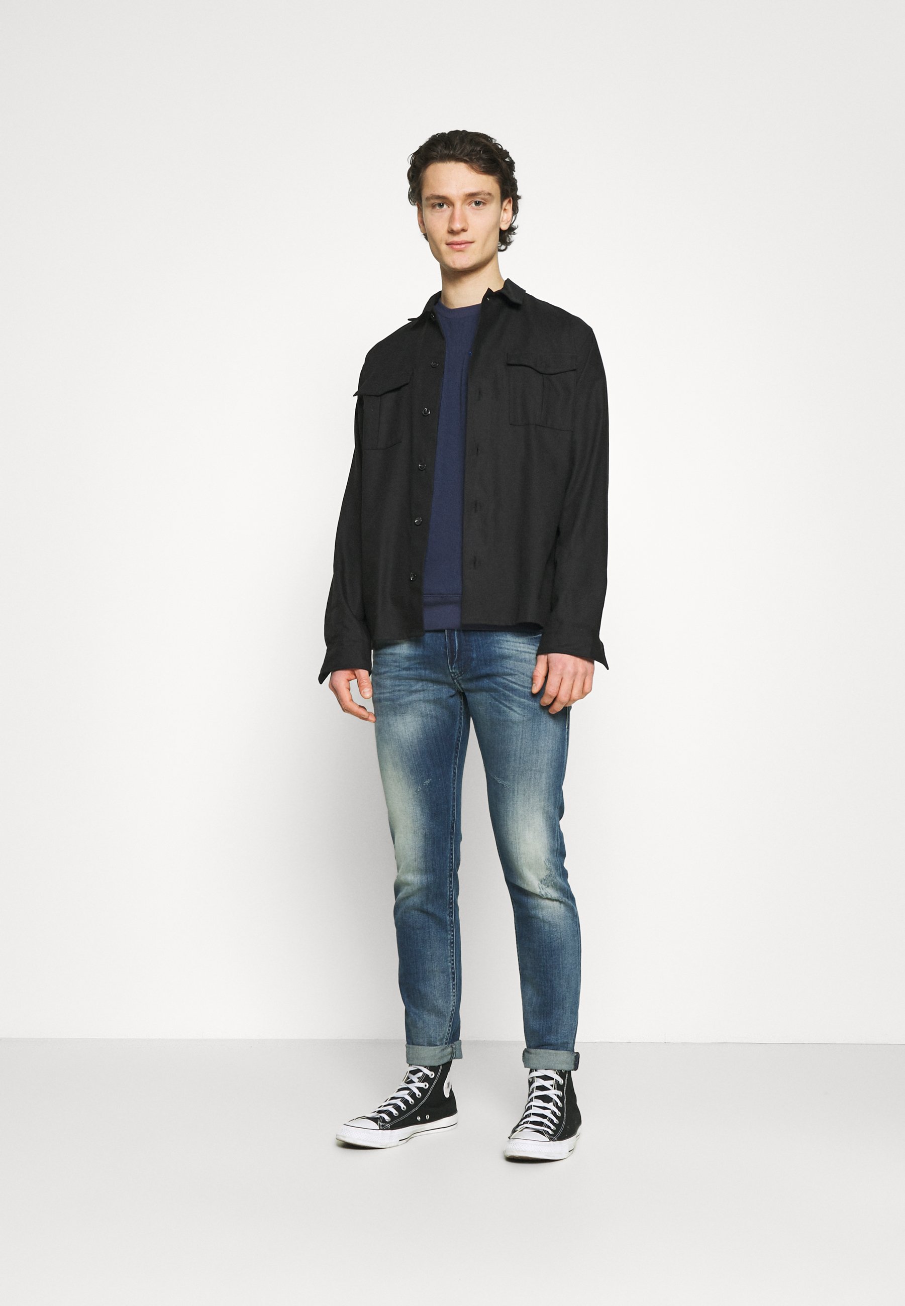 Diesel THOMMER-X - Jeans Slim Fit - medium blue/blue denim - Zalando.de