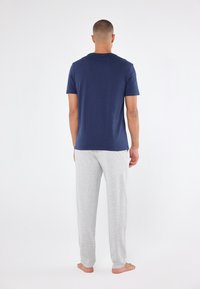 Pier One SET - Conjunto de pijama - dark blue/light grey