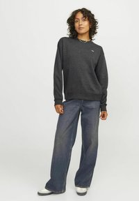 JJXX JXABBIE EVERY CREW NOOS - Sudadera - dark grey melange