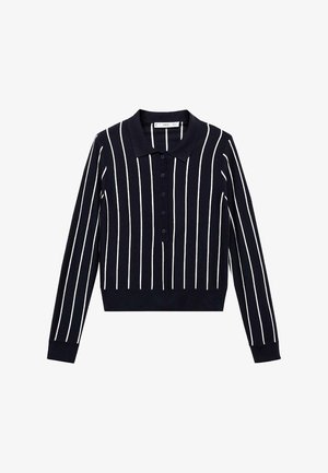 Bluză polo - bleu marine