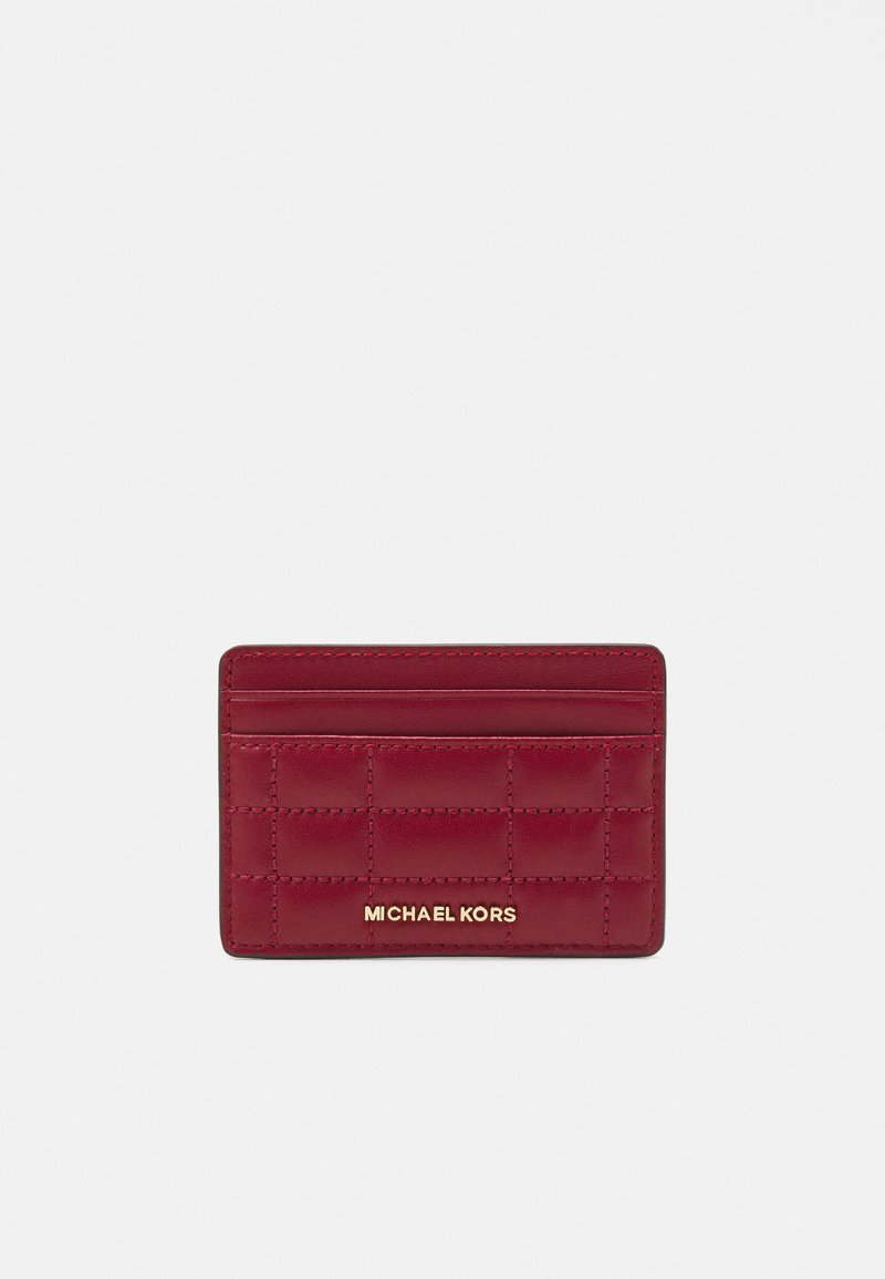 MICHAEL Michael Kors JET SET CARD HOLDER - Geldbörse - deep red