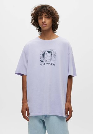 ONE PIECE LUFFY - Triko s potiskem - mauve