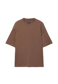 BOXY FIT  - T-Shirt basic - dark brown
