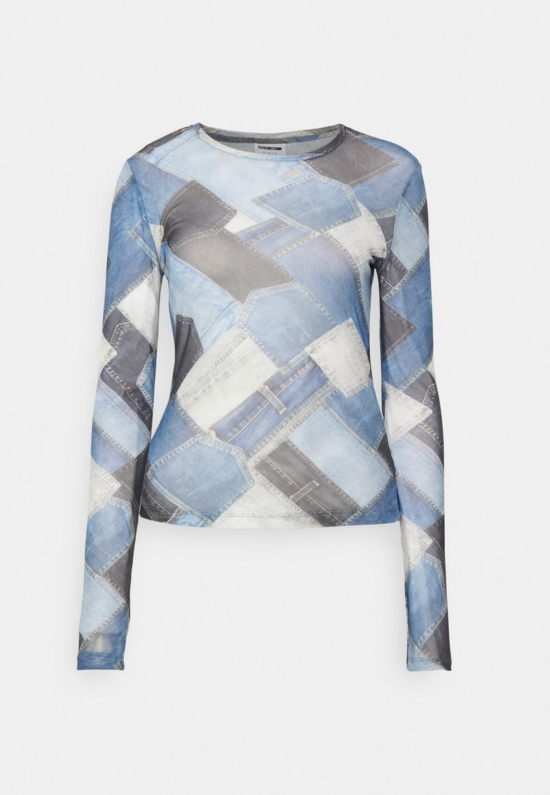 Noisy May Longsleeve blauw denim/bluedenim Noisy May Longsleeve blauw denim/bluedenim