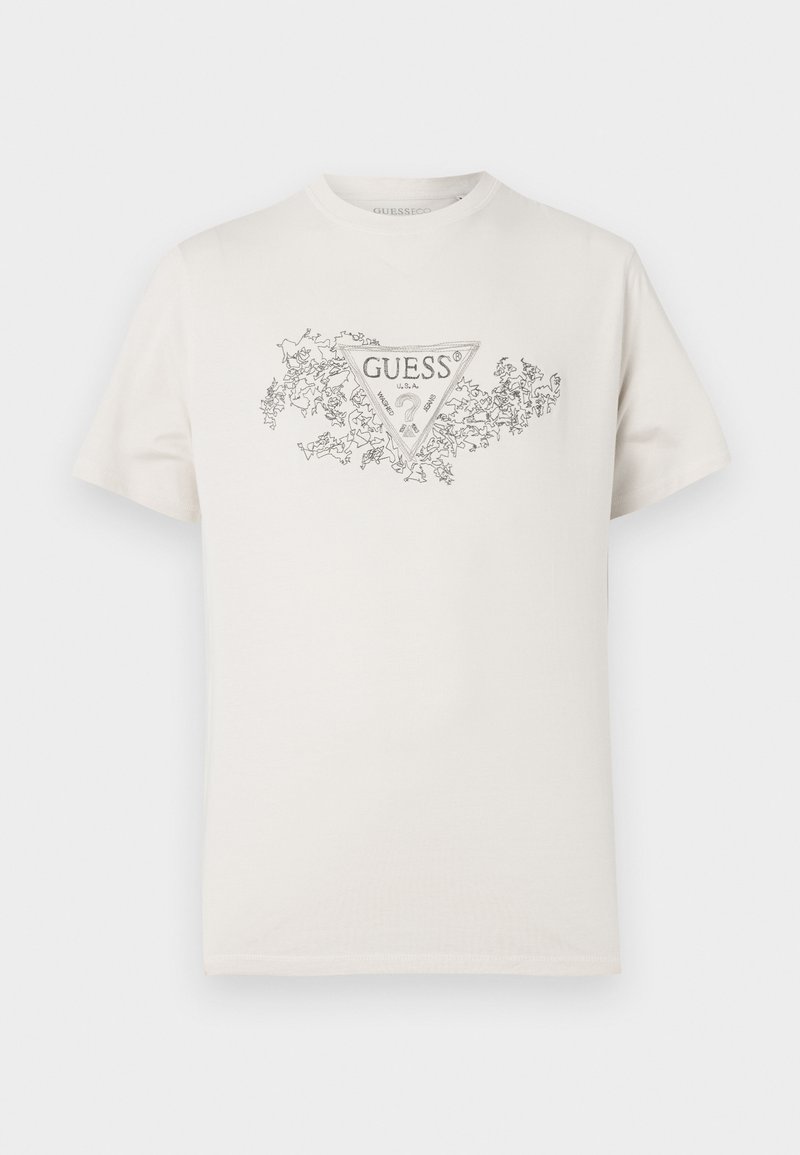 Guess T-shirt print zandkleur