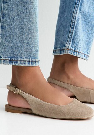 New Look, Ballerines à brides arrière - light brown