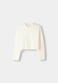 Bershka Jersey de punto - white