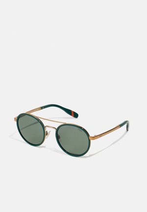 UNISEX - Occhiali da sole - green/antique gold-coloured/green