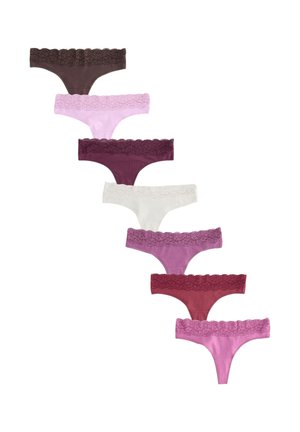 Next, 7 PACK - Tanga - berry pink