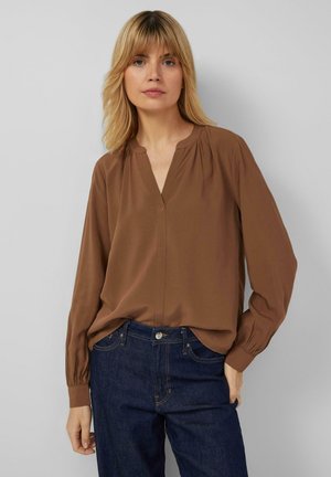 Bluse - braun