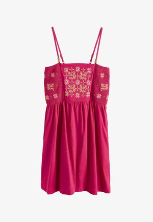 Next, TALL FIT - STRAPPY EMBROIDERED DETAIL - Vestito casual - pink beaded detail