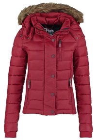 Superdry & Co Zimní bunda - bordeaux