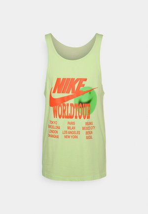 Nike Sportswear TANK WORLD TOUR - Top - light liquid lime