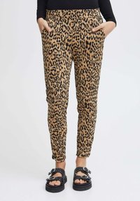 ICHI - ICHI IHKATE - Trainingsbroek - leopard jaquard Miniatuurafbeelding 1