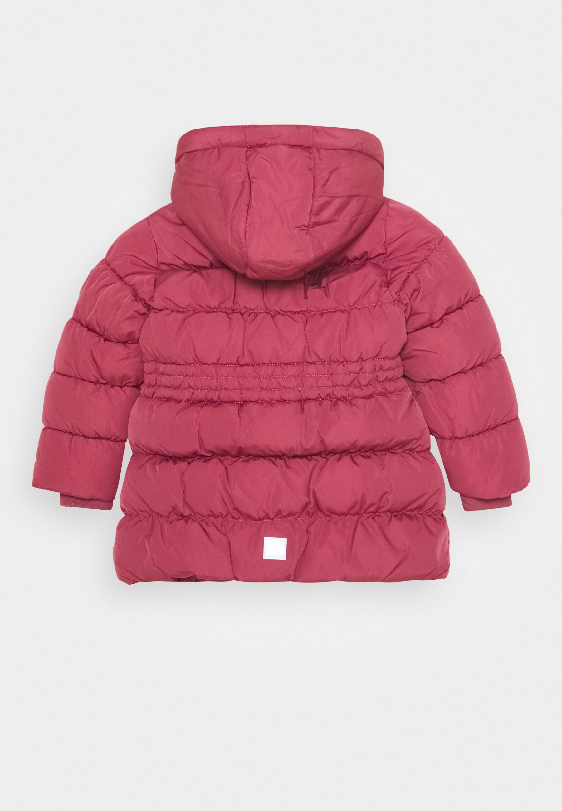 abrigo plumas rosa