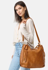 Harpa LETTIE - Shopper - cognac