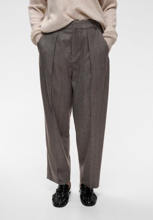 InWear, ZURAIW BARREL PANTS - Pantalon classique - brown puce
