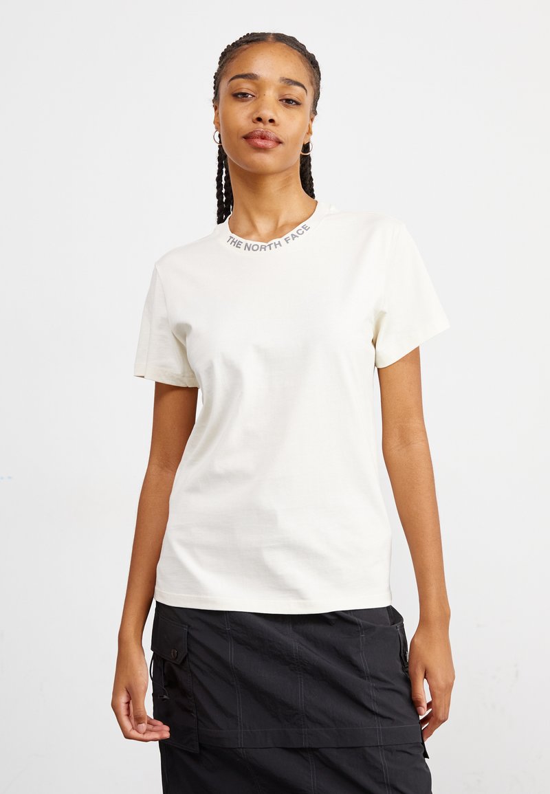The North Face ZUMU TEE - Camiseta estampada - white dune