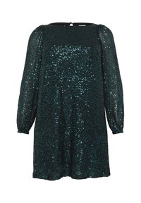 KClaila Dress - Rochie cocktail/Rochie petrecere - dark green sequin
