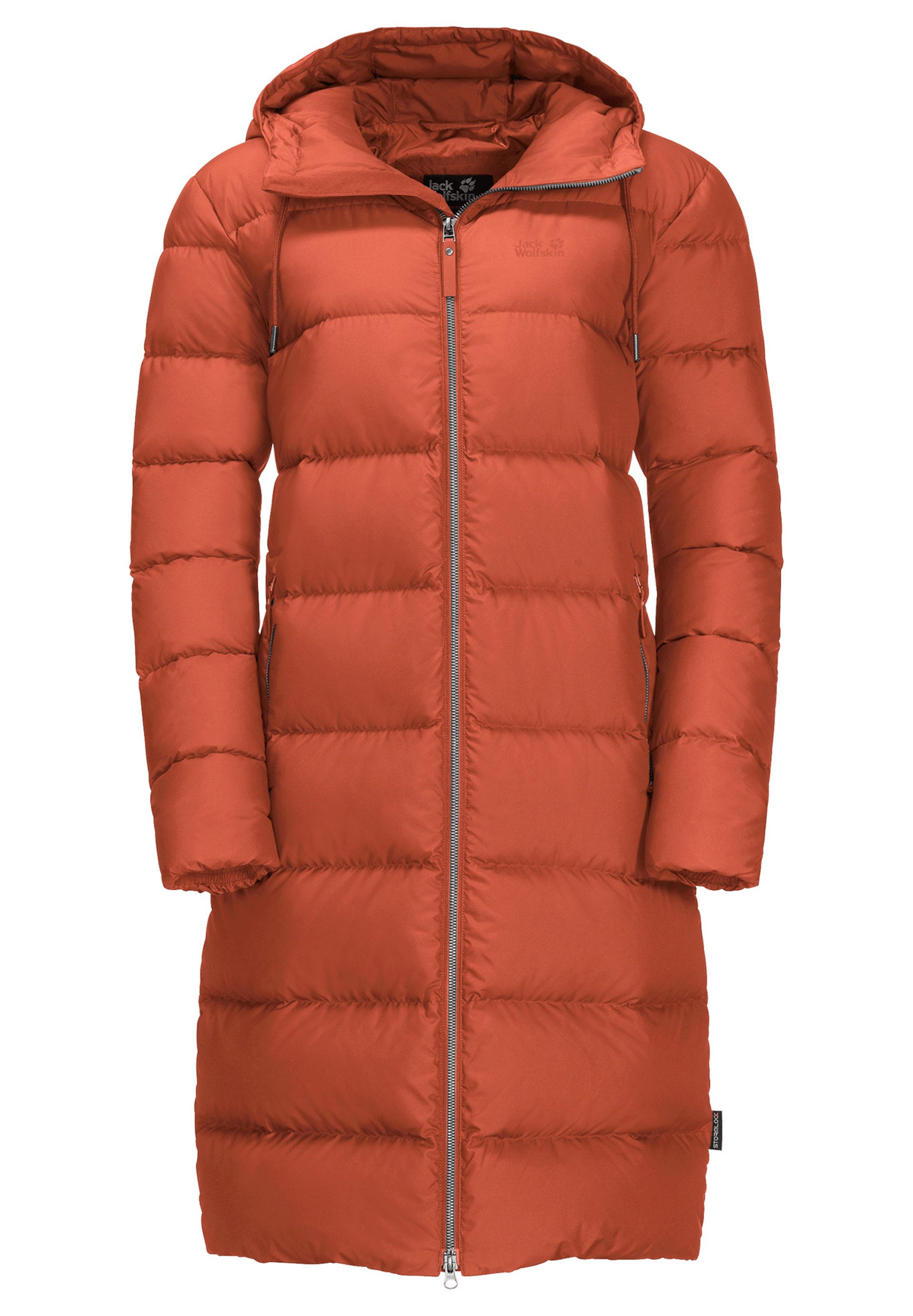 jack wolfskin jacket orange