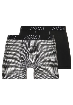 Puma OPTICAL LOGO 2PACK - Boxer Briefs - grey/black