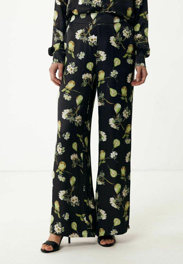 PRINTED WIDE LEG - Stoffhose