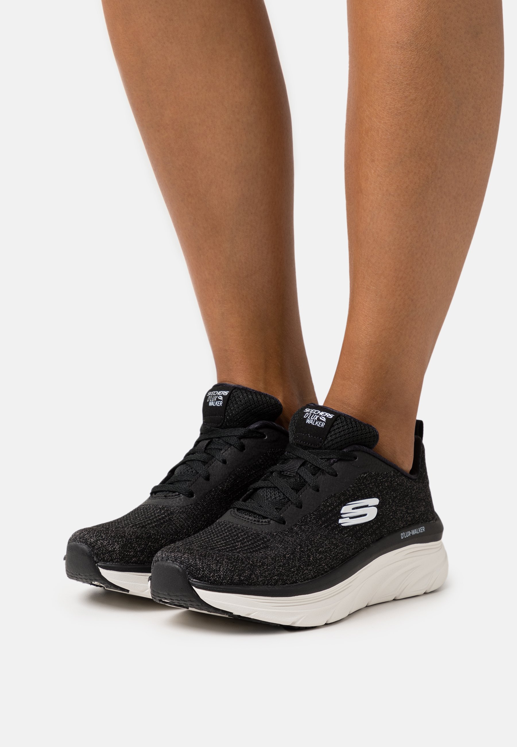 Skechers Sport D'LUX - Sneakers - black/white/sort - Zalando.dk