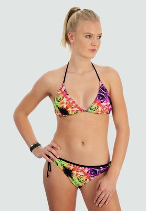 TRIANGEL-SCHLEIFCHEN - Bikini - schwarz bunt