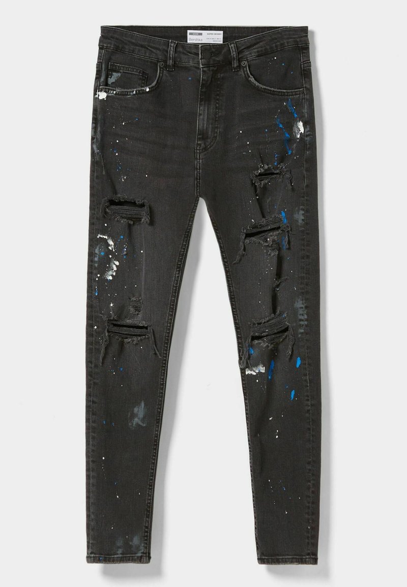 Bershka Jeans Skinny Fit zwart Bershka Jeans Skinny Fit zwart