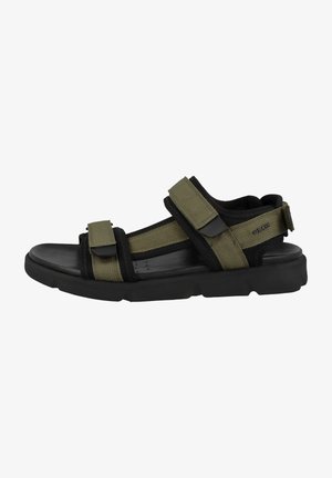 Geox, Walking sandals - light olive black