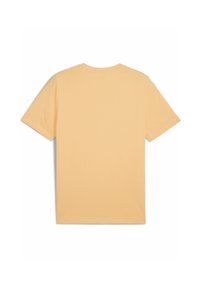 T-shirt a maniche corte in cotone giallo chiaro. Design con scollo rotondo, texture liscia, senza motivi o accenti visibili. Vestibilità classica.