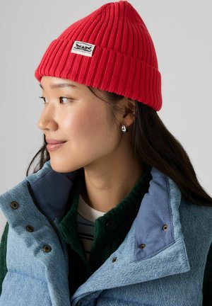 Levi's®, W'S SUNSET BEANIE BLUE BELL - Muts - blue bell - reds -