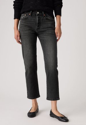 501® CROP - Calças de ganga de perna direita - delivery distance