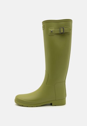 WOMENS REFINED TALL BOOT - Bottes en caoutchouc - green olive