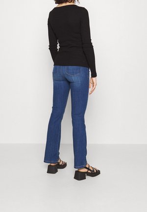 Flared Jeans - blue denim