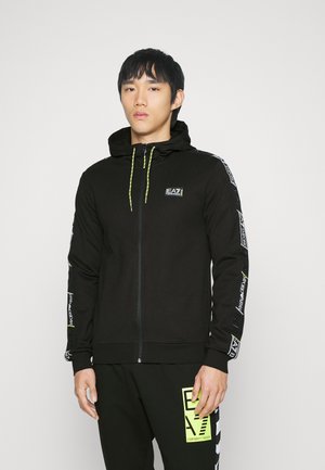 Zip-up sweatshirt - black
