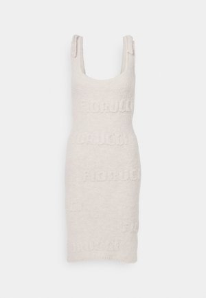 Fiorucci MODERN LOGO DRESS - Strickkleid - grey